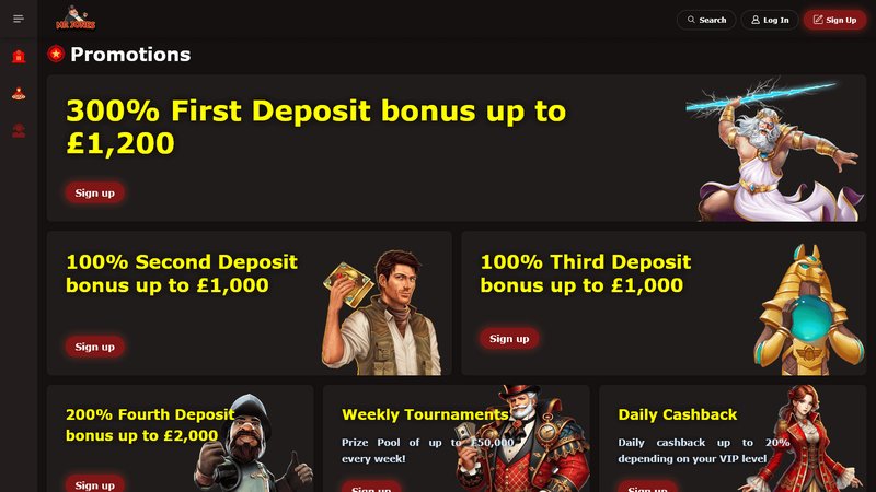 Guide to mr jones casino bonus code